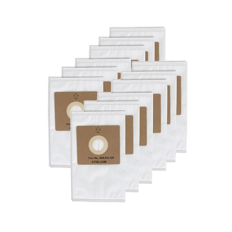 Atrix Vacuum Filters, White, 12/Pack (AHLR2-12P) image 1