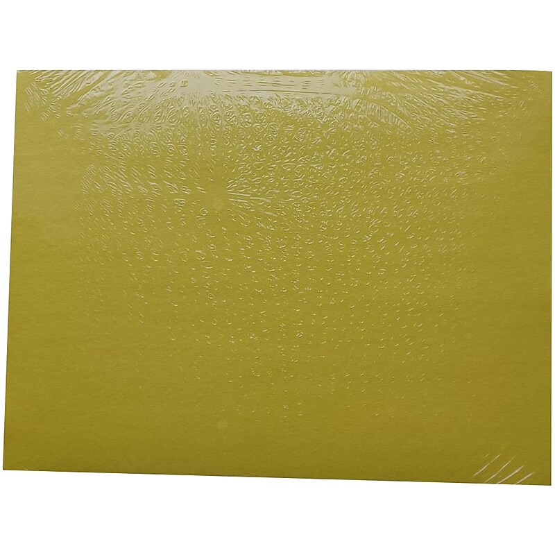 American Paper 12" x 18" Construction Paper, Yellow, 50 Sheets/Pack (CP12YL) image 1