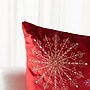 Safavieh Holiday Collection Cinthia Snowflake Pillow, 16" x 24" (HOL4002B-1624)~#|#~14345014-9429-42B3-9FD7435C4F988A69_sc7