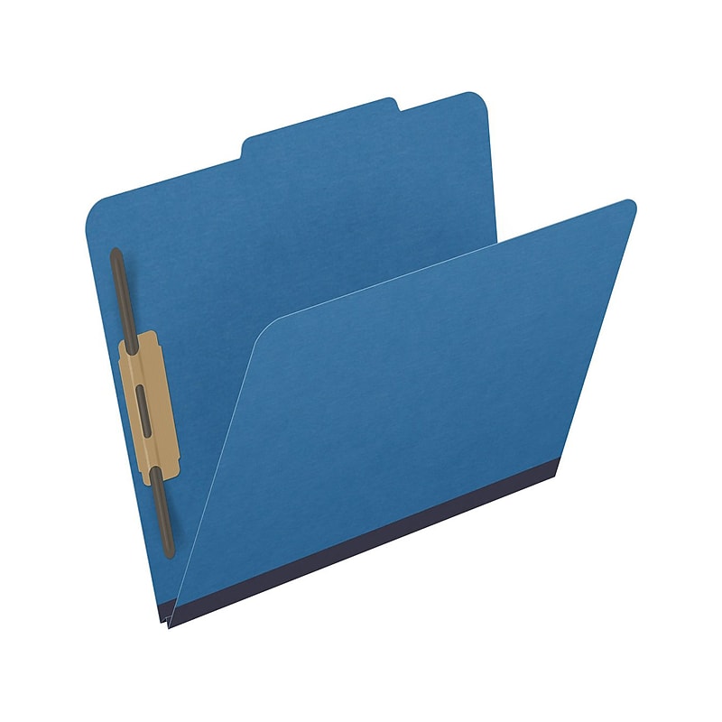 Medical Arts Press Pressboard Classification Folder, 2" Expansion, Letter Size, Royal Blue, 25/Box (DV-T42-02-3RBL) image 1