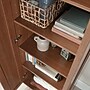 Sauder HomePlus 71"H Storage Cabinet with 5 Shelves, Sienna Oak (411963)~#|#~143E7CB5-22CC-46E7-9E27B4B3B80A58C0_sc7