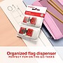 Staples Stickies Sign Message Flags, Red, 1" Wide, 100/Pack (14112)~#|#~1443AEAB-EC9A-4A49-A4056AA7CE62A523_sc7