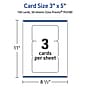 Avery Integrated Cards, 3" x 5", Glossy White, 150/Box (95338)~#|#~144886D5-CEBC-4E78-8226578B865E9BC8_sc7