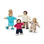 PlanToys Wooden Doll Family, Light Skin Tone & Brown Hair, 4/Set (PTS7142)~#|#~1448E8A3-5A0A-4EF5-B4FCC7BE0610D3AC_sc7