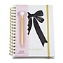 Simple Pleasures Make it Happen Hardcover Journal, 8.58" x 6.30", College Ruled, White, 108 Pages, 24/Carton (S1069-1720)~#|#~144BE225-642D-45AD-8C38E0ADEAEB9AB9_sc7