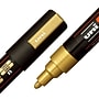 POSCA PC-5M Water Based Paint Marker, Medium Bullet Tip, Gold, 3/Pack (UBCPC5MGOLD-3)~#|#~14503CCE-4700-4E95-91263FF4E3B7BF2A_sc7