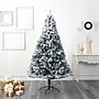 Nearly Natural 7-ft Flocked Rock Springs Spruce Artificial Christmas Tree with 800 Bendable Branches (T1747)~#|#~14515B46-192D-42BB-A705B26BD92A9241_sc7