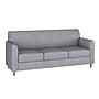 Flash Furniture Hercules Diplomat LeatherSoft Sofa, Gray/Chrome Legs (BT8273GYCHR)~#|#~14552E1C-C231-4BD1-95B55BC5D10E7410_sc7