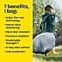 Glad ForceFlex Tall 13 Gallon Drawstring Kitchen Trash Bag, Fresh Clean with Febreze Freshness, White, 80 Total Bags (78534)~#|#~145D7C25-B5B3-46D2-95A8E02141B2A792_sc7