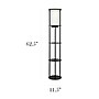Simple Designs Etagere Organizer Storage 62.5" Floor Lamp with 2 USB Charging Ports and 1 Charging Outlet, Black (LF2010-BLK)~#|#~145ED109-7CE2-411D-98C2B255096E7EE1_sc7