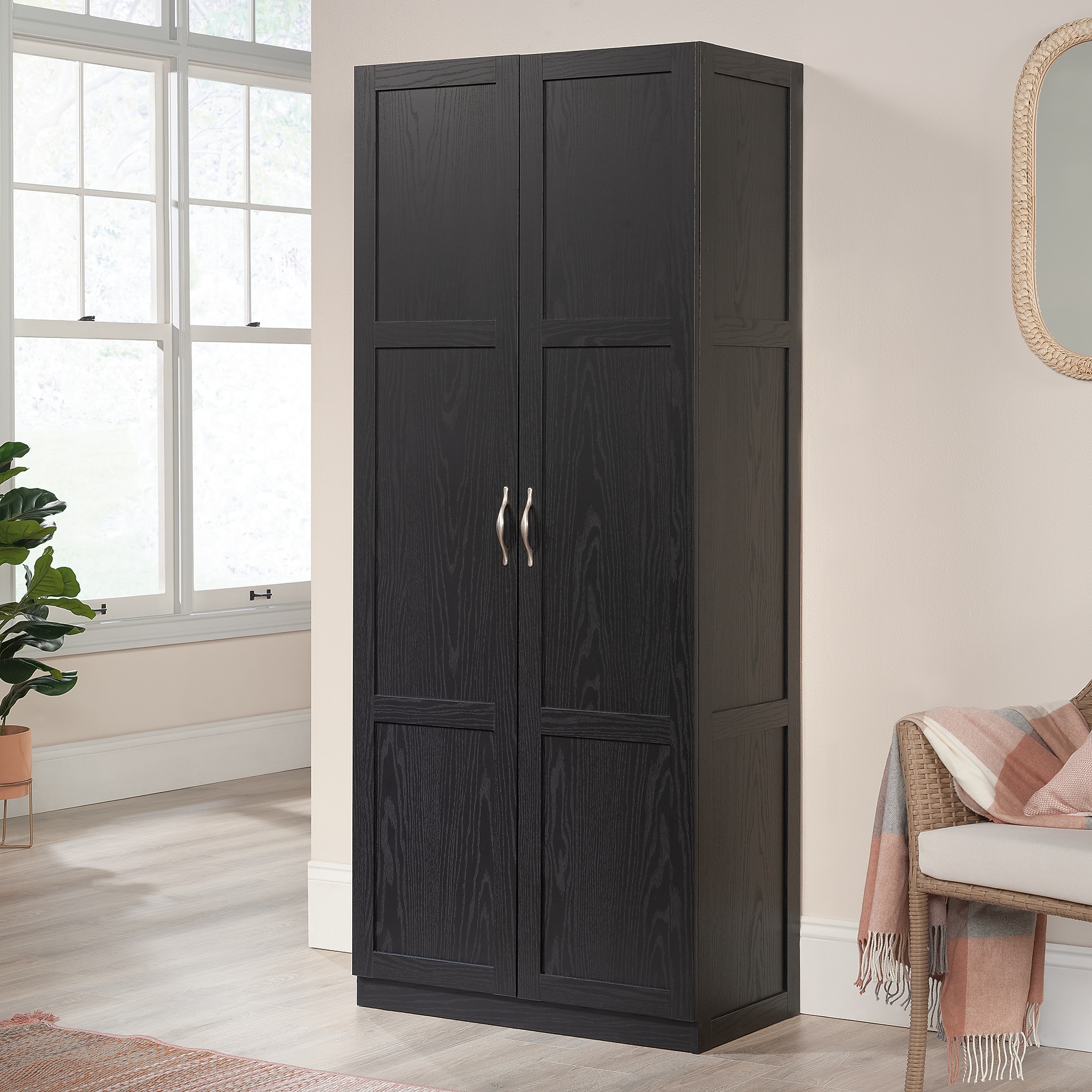 Sauder Select 71″H Storage Cabinet with 4 Shelves, Black (433933) Sansujyuku sansujyuku.com