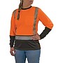 Ergodyne GloWear 8278BK High Visibility Women’s Long Sleeve T-Shirt, ANSI Class R2, Orange/Black, Medium (22343)~#|#~146142FA-478F-4FFD-97448B838E6C897B_sc7