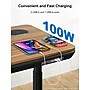 ErgoAV 56.7"W Electric Rectangular Adjustable Standing Desk, Walnut (ERDS1-01W)~#|#~1461FB94-71CE-4BEC-8943A083D3520ED3_sc7