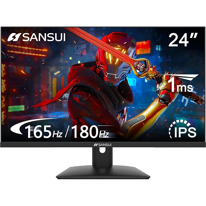 Sansui GX5 Series 24" FHD IPS 180Hz Gaming Monitor (S24X5FG) image 1