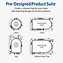 Avery Rectangle Rounded Corners Matte Blank Card, White, 20/Pack (19479371005)~#|#~14739ACE-21E6-4C9A-B839FD9003AB797C_sc7