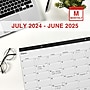 2024-2025 Staples 18" x 11" Academic Monthly Desk Pad Calendar, Black (ST17004-23)~#|#~14778030-8059-4FD5-A78A9022E8D39D30_sc7