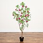 Nearly Natural 5-ft Artificial Dogwood Tree with Real Touch Leaves (T5329)~#|#~147EED6C-5A97-4D3E-9BC16416E789AA19_sc7
