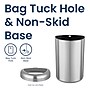 Nine Stars Trash Can, 21 Gallon, Silver (OTT-80-29SL)~#|#~14807B1D-AE5E-40ED-923A014E36F53976_sc7