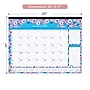 2027 Blueline Colorful Floral 22" x 17" Monthly Desk Pad Calendar (C194128-27)~#|#~148274D8-A709-477D-BBB50C7774C155B4_sc7