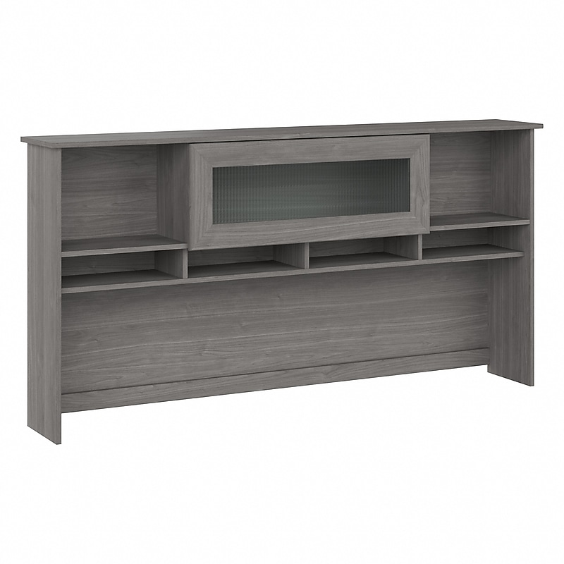 Bush Furniture Cabot 72"W Desktop Hutch, Modern Gray (WC31373) image 1