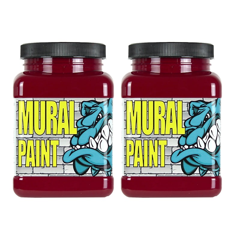 Chroma Mural Acrylic Paint Jar, Vixen, 16 oz., 2/Bundle (CRM2511-2) image 1