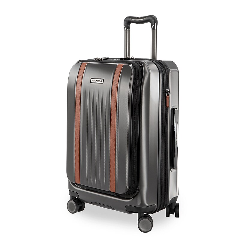 Ricardo Beverly Hills Montecito 2.0 22" Hardside Carry-On Suitcase, 8-Wheeled Spinner, Graphite (124-21-029-4FO) image 1