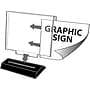 Azar Sign Holder, 17" x 11", Horizontal, Freestanding, Clear Acrylic, 2/Pack (108808)~#|#~14855F7B-EADB-4BEC-98699C31BF433C46_sc7