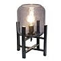 Creekwood Home 13.5" LED Table Lamp, Black/Smoky Glass (CWT-1000-SM)~#|#~1486A95D-1A5D-49B9-B2546B7775D2A486_sc7