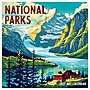 2027 TF Publishing National Parks-Art 6" x 7" Monthly Wall Calendar, Multicolored (27-2113)~#|#~148F2C2C-36FA-4CFD-8CB7B14AB976CC01_sc7