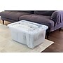 Greenmade 27 Gallon Storage Bin with Snap Lid, Plastic, Clear (781020)~#|#~1493F398-E06D-4372-BBD1C9DB5E29BAB5_sc7