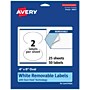 Avery Laser/Inkjet Oval Multipurpose Labels, 4" x 6", White, 50 Labels/Pack (94057)~#|#~149421DC-81D3-4AF1-B8F90EB3C38BA869_sc7