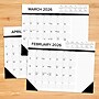 2026 Willow Creek 22" x 17" Monthly Desk Pad Calendar, Black/White (57216)~#|#~14949A8A-CF4E-428F-A54927A87D021CD8_sc7