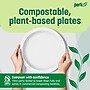 Perk™ Eco Compostable Paper Plates, 9", White, 250/Pack (PK61287)~#|#~1497168E-3C2F-4A15-898302CA0E4CF572_sc7