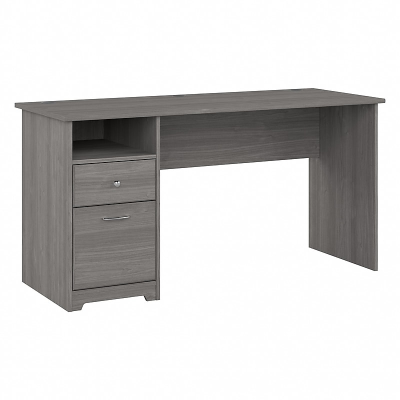 Bush Furniture Cabot 60"W Computer Desk with Drawers, Modern Gray (WC31360) image 1