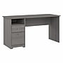 Bush Furniture Cabot 60"W Computer Desk with Drawers, Modern Gray (WC31360)~#|#~149B2ADE-BA38-4165-A3420554188964FE_sc7
