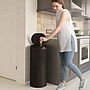 iTouchless Stainless Steel Round Sensor Trash Can with AbsorbX Odor Control System, Black, 13 Gal. (MT13RB)~#|#~149CACE4-B70E-4B7B-BE4F3D8148377846_sc7