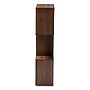 Baxton Studio Legende 40"H 4-Shelf Bookcase, Walnut Brown/Dark Grey (148-8257-HiT)~#|#~14A3BA48-BAEE-4DDD-8C74891859A1B098_sc7
