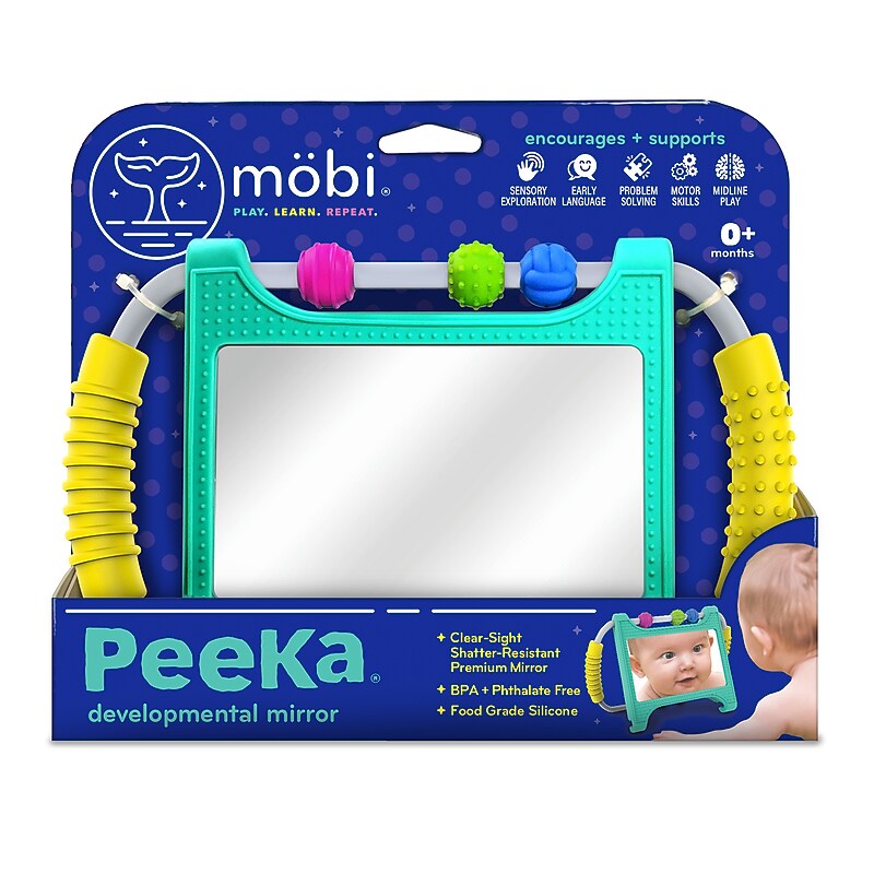 Mobi Peeka Developmental Mirror, Multicolored (MGMPKA1) image 1