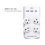 360 Electrical Revolve45 4-Outlet 3-USB Port Surge Protector, White (3E0771-WHT6NA)~#|#~14B1B592-DDCC-488C-ABAF70D7207F83B7_sc7