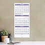 2026 AT-A-GLANCE 12" x 27" Three-Month Wall Calendar, White/Purple (PM11-28-26)~#|#~14B9A92A-38AF-4762-94DFB5C187497FE2_sc7