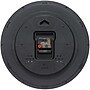 Infinity Instruments Obsidian ITC 14" Quartz Wall Clock, Plastic Case, Battery Powered (12830WH-830)~#|#~14BA0959-7B9C-49B2-851100F70334D944_sc7