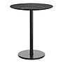 Flash Furniture TopGuard 36" Round Wood Dining Table with Round Base, Black Faux Marble/Black Base (STRD36BMATR24B)~#|#~14C2F478-B827-4ED2-BA54B0099213E324_sc7
