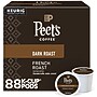 Peet's Coffee, Keurig K-Cup Pod, French Roast, 22/Box, 4 Boxes/Carton (6545XXCT)~#|#~14C39481-CEEC-426C-9F6FD3A5708F29EB_sc7