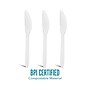 Perk™ Eco Compostable PLA Knife, Medium-Weight, White, 300/Pack (PK56199)~#|#~14C41159-BC70-4818-AF9ABB9047122604_sc7