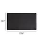 Smead Small Vegan Leather Anti-Slip Desk Pad, 23.6" x 13.7", Charcoal (64838)~#|#~14CF21E0-5159-4880-A5E8E420D22BD5D9_sc7