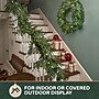 Fraser Hill Farm 9' Real Feel Pre-Lit Artificial Christmas Garland (FFRF108G-5MGR)~#|#~14CF5AF7-2090-4DCC-B47165548CA4072A_sc7