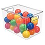 iDESIGN Small Plastic Storage Bin, Clear (40090)~#|#~14D05792-0A66-4092-AF50429F67AD0774_sc7