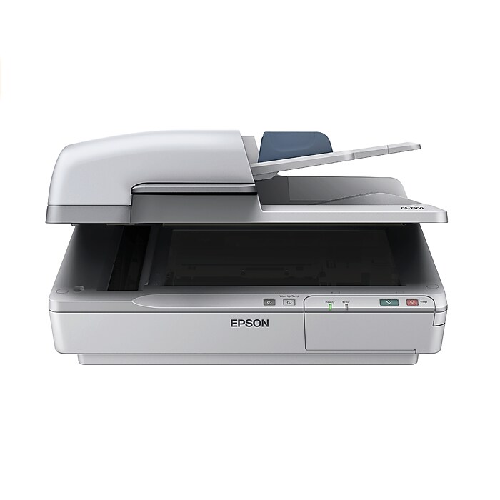 Epson WorkForce DS-7500 Color Document Scanner, Gray