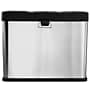 Elama Stainless Steel Indoor 3 Section Trash Can with Slow Close Lid, 12 Gallon, Silver (938120089M)~#|#~14D47041-E8DB-4CFA-AEB791194A98B734_sc7