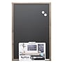 BAZIC Products RUSTIQUE Wood Frame Magnetic Chalkboard, 20" x 30", Chalk Marker & Magnets (BAZ6081)~#|#~14D815CA-1865-4134-BE4F9757F827C74C_sc7